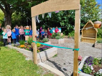 Schools celebrate end of term with sensory garden success